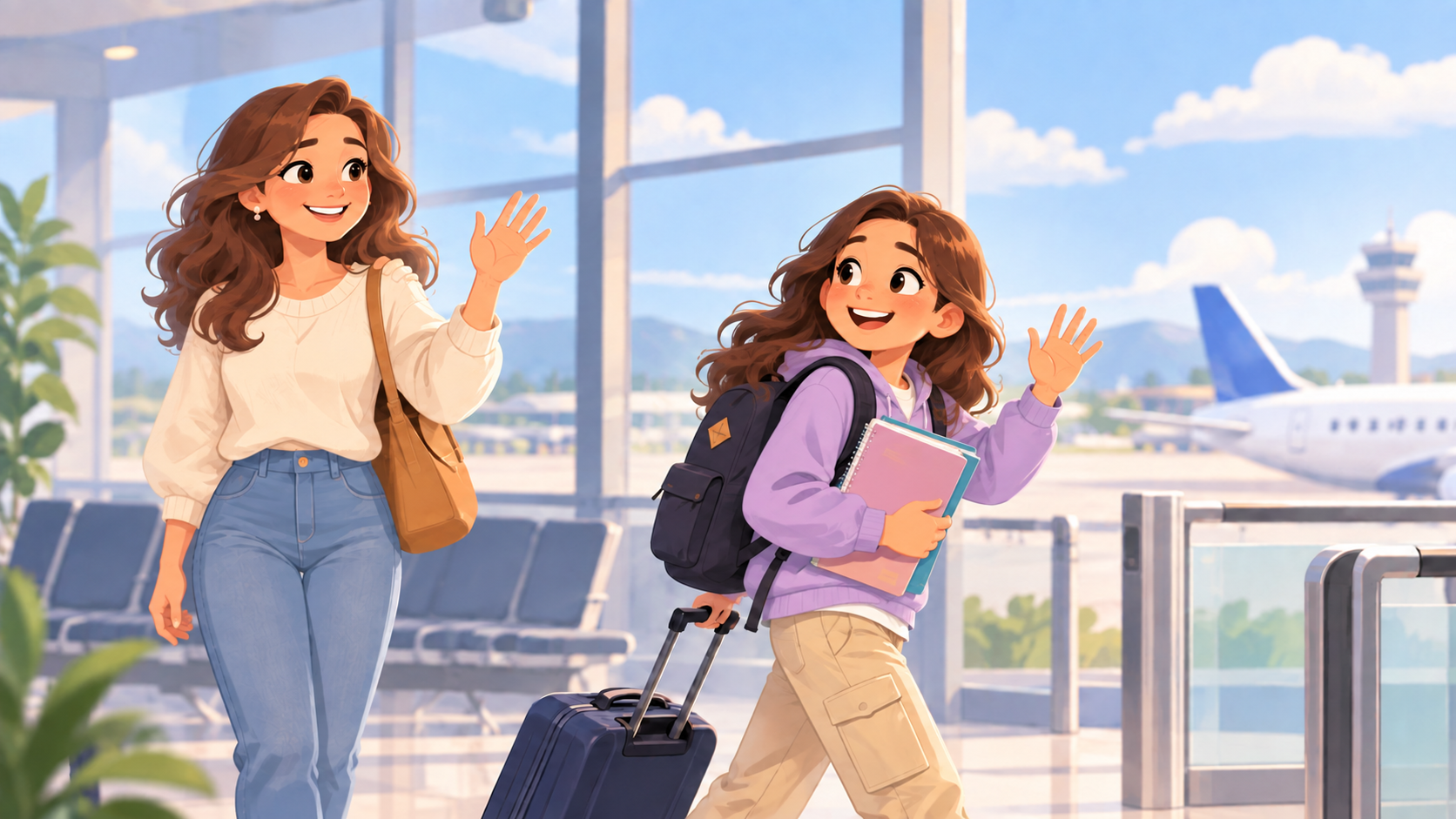 Autorización de viaje por gira de estudios firmada por la madre
