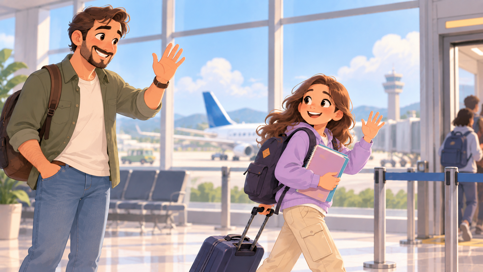 Autorización de viaje por gira de estudios firmada por el padre